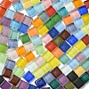 60Pcs Transparent Glass Cabochons GLAA-YW0003-65-01-4