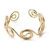 304 Stainless Steel Cuff Bangles for Women BJEW-Z150-01G-01-4