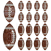 16Pcs 2 Styles Hotfix Rhinestone (Hot Melt Adhesive On The Back) DIY-PH0036-30-1