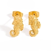 304 Stainless Steel Stud Earrings LS-EJEW-C162-02A-G-2