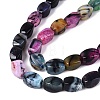 Natural Agate Beads Strands G-Q604-02A-M02-3