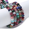 Dyed Natural Malaysia Jade Rondelle Beads Strands G-E316-2x4mm-55-1