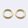 925 Sterling Silver Soldered Closed Jump Rings STER-F036-03G-1x8-2