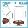 Glass Dome Cover DIY-WH0110-22-2