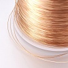 Round Copper Wire Copper Beading Wire for Jewelry Making CWIR-K002-01KCG-3