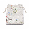 Polycotton(Polyester Cotton) Packing Pouches Drawstring Bags ABAG-T006-A06-3