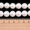 Electroplated Glass Pearl Graduated Beads Strands BSHE-C011-03B-5