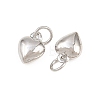 Valentine's Day Brass Charms KK-H292-57C-P-2