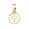 Brass Charms KK-E798-01F-G-1