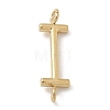 304 Stainless Steel Letter Connector Charms LS-STAS-M108-01G-09-1