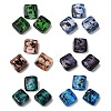 Handmade Gold Sand Lampwork Beads LA-CBAC6A6-02-1