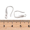 Rack Plating Brass Cubic Zirconia Earring Hooks KK-S374-05P-02-3