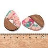Resin and Walnut Pendants FIND-R051-04G-3