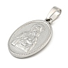 Non-Tarnish 304 Stainless Steel Pendants STAS-B071-02I-17P-2