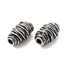 Vortex Spiral Brass Beads KK-Z137-18AS-2