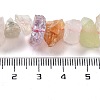 Raw Rough Natural Amethyst & Rose Quartz & Quartz Crystal & Citrine Beads Strands G-P528-A18-01-4