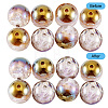 10Pcs Resin Beads PACR-TA0001-33G-4