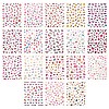 Embroidery Style Nail Decals Stickers MRMJ-R112-Z-DM4-8