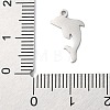 Non-Tarnish 304 Stainless Steel Charms STAS-S138-01P-03-3