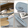 1Pc Oval Polyester Eyeglass Cases AJEW-CN0007-32B-6