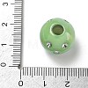 UV Plating Opaque Acrylic European Bead Rhinestone Settings AC-CBA6658-06B-3