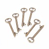 Tibetan Style Zinc Alloy Key Big Pendants EA11911Y-AB-1