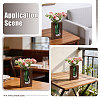 Wood Glass Vase Ornaments AJEW-WH0481-728-7
