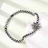 304 Stainless Steel Link Bracelets STAS-H263-28AS-1