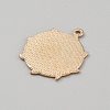 Zinc Alloy Enamel Pendants FIND-CJC0437-008G-2