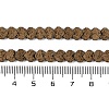 Electroplated Natural Lava Rock Beads Strands G-Q1009-G01-02H-4