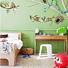 Translucent PVC Self Adhesive Wall Stickers STIC-WH0015-110-4