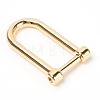 Alloy with Iron D Shape Rings Clasps FIND-WH0068-83-1