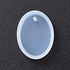 Oval Shape DIY Silicone Pendant Molds LS-AJEW-P038-01-2