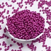 Baking Paint Glass Seed Beads SEED-US0003-4mm-K21-2