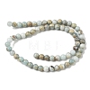Natural Shoushan Stone Beads Strands G-B155-A01-6mm-3