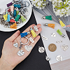 DIY Inspiration Charm Keychain Making Kit DIY-SC0019-42-3