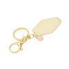 12Pcs Twelve Constellations Rack Plating Alloy Enamel Big Pendant Keychains KEYC-JKC01419-5