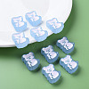 Transparent Acrylic Beads MACR-S374-07B-04-6