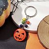 Halloween Synthetic Turquoise Keychains KEYC-JKC00764-2