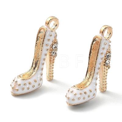 2Pcs Alloy Enamel Stilettos Pendants ENAM-YW0002-30B-1