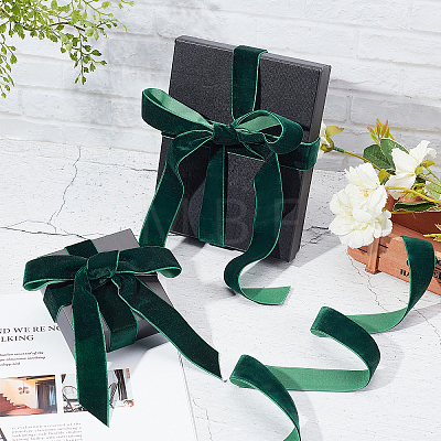 Velvet Ribbon SRIB-WH0006-18Q-1