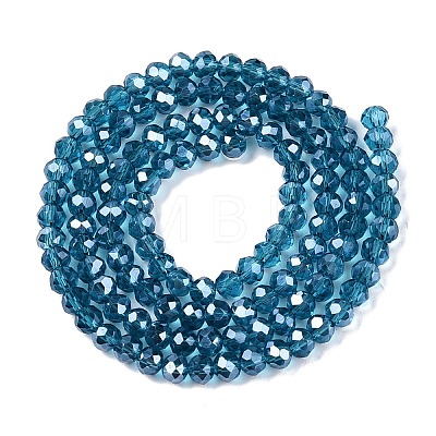 Electroplate Glass Beads Strands EGLA-A044-T3mm-A27-1
