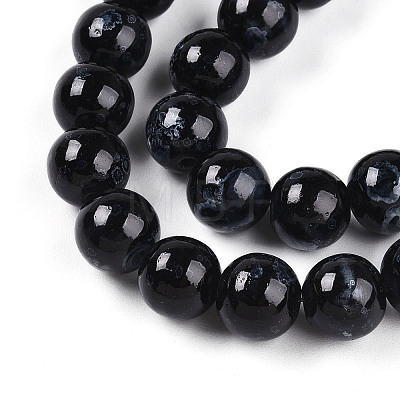 Baking Paint Glass Beads Strands DGLA-N003-10mm-A10-1