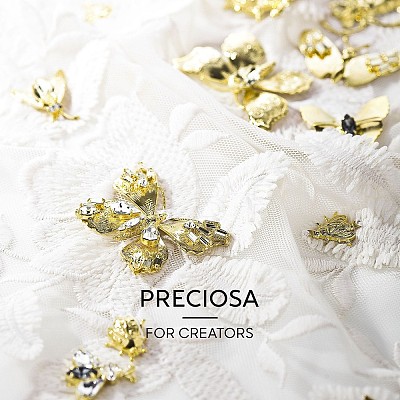 Preciosa® MAXIMA Crystal Fancy Stones Y-PRC-FB7-01000-1