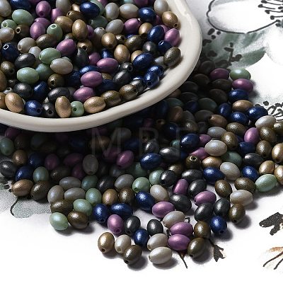 Baking Paint Glass Seed Beads SEED-C004-04B-1
