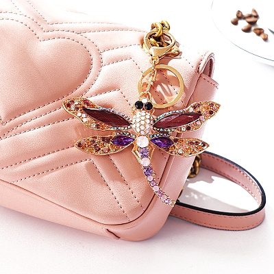 Alloy Rhinestone Keychain PW-WGCC421-01-1