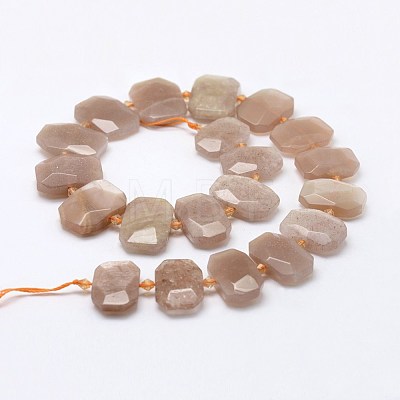 Natural Sunstone Beads Strands G-F474-11-1