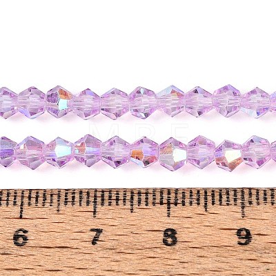 Transparent Glass Beads Strands EGLA-N021-4mm-M-1