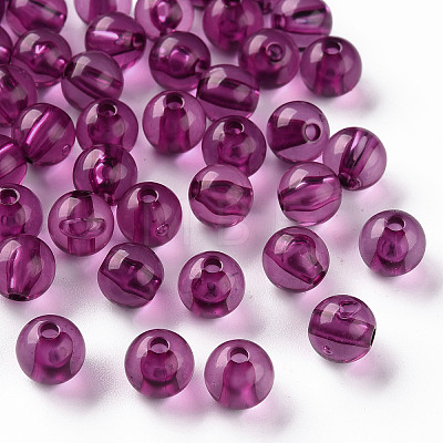 Transparent Acrylic Beads MACR-S370-A8mm-743-1