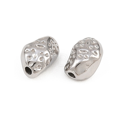 Irregular 304 Stainless Steel Beads STAS-D394-03L-P-1